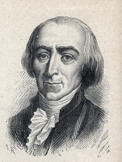 Portræt af Jean Marie Roland, Viscount de la Platiere af Unknown artist