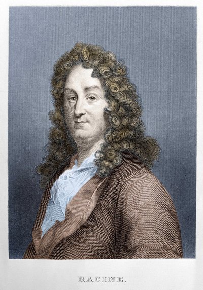 Portræt af Jean Racine (1639 - 1699), fransk dramatiker. af Unknown artist