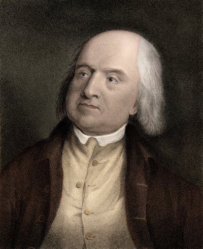 Portræt af Jeremy Bentham (1748-1832), engelsk filosof, økonom og teoretisk jurist af Unknown artist