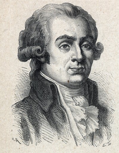 Portræt af Jerome Petion de Villeneuve (1756-1794), fransk politiker. af Unknown artist