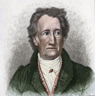 Portræt af Johann Wolfgang Goethe (1749 - 1832), tysk forfatter af Unknown artist