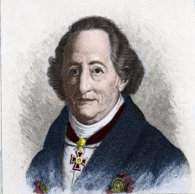 Portræt af Johann Wolfgang Goethe (1749 - 1832), tysk forfatter af Unknown artist