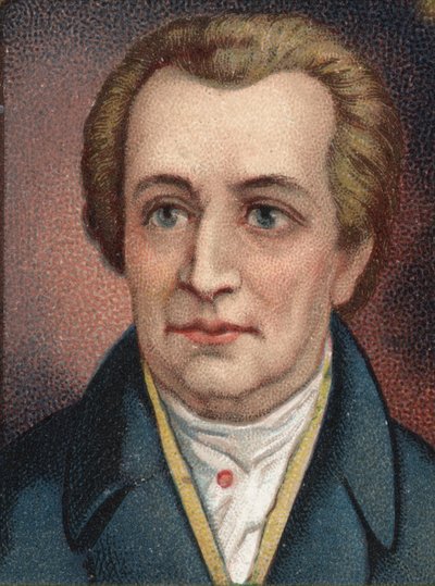 Portræt af Johann Wolfgang Goethe (1749 - 1832), tysk forfatter. af Unknown artist