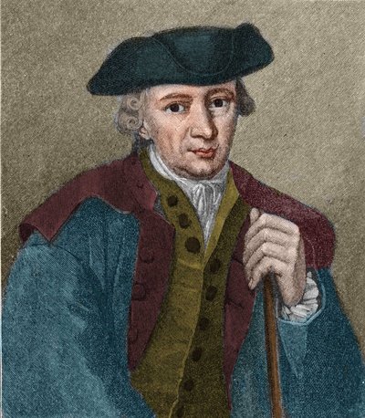 Portræt af Johann Georg Hamann (1730-1788), tysk filosof og forfatter. af Unknown artist