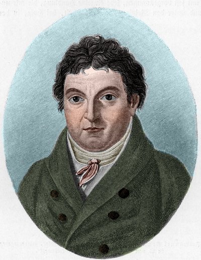 Portræt af Johann Gottlieb Fichte (1762-1814), tysk filosof af Unknown artist