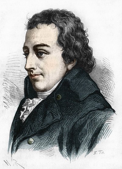 Portræt af Johann Gottlieb Fichte. tysk filosof (1762 til 1814). af Unknown artist