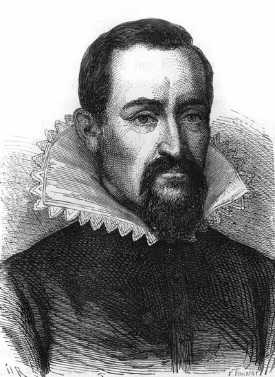 Portræt af Johannes Kepler (Keppler), astronom (1571 - 1630) af Unknown artist