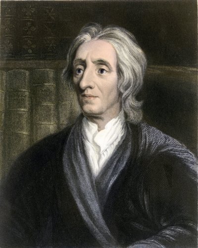 Portræt af John Locke (1632 - 1704) af Unknown artist