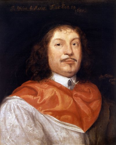 Portræt af John Wilson af Unknown artist