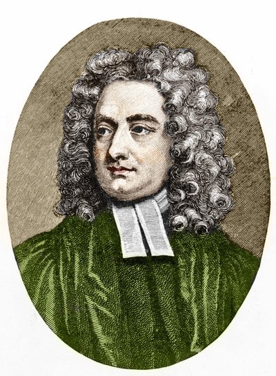 Portræt af Jonathan Swift (1667-1745) af Unknown artist
