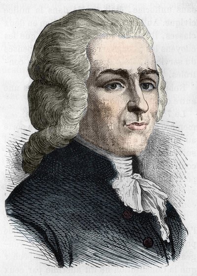 Portræt af Joseph Ignace Guillotin (1738-1814), fransk læge og politiker af Unknown artist