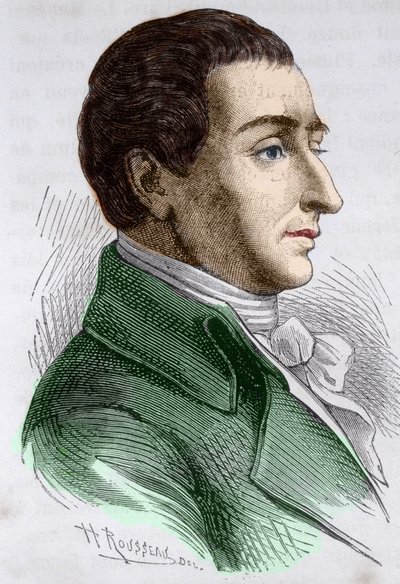 Portræt af Joseph Louis de Lagrange (1736-1813), fransk matematiker. af Unknown artist