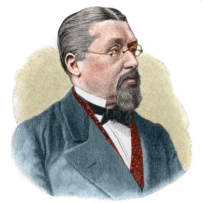 Portræt af Joseph Victor von Scheffel (1826 -1886) tysk forfatter og digter. af Unknown artist