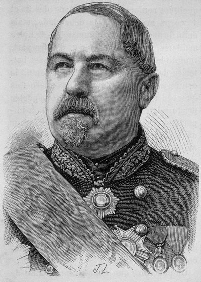 Portræt af Joseph Vinoy (1800-1880), fransk general. af Unknown artist