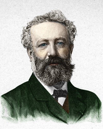 Portræt af Jules Verne, fransk forfatter (1828-1905) af Unknown artist