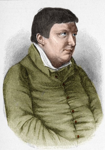 Portræt af Karl Wilhelm Friedrich von Schlegel (1772-1829) tysk filosof, kritiker og forfatter af den romantiske bevægelse af Unknown artist