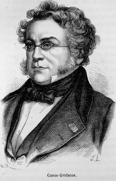 Portræt af Laurent Cunin-Gridaine (Cunin Gridaine af Unknown artist