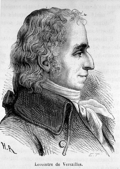 Portræt af Laurent Lecointre dit Lecointre de Versailles (1742-1805), fransk politiker. af Unknown artist