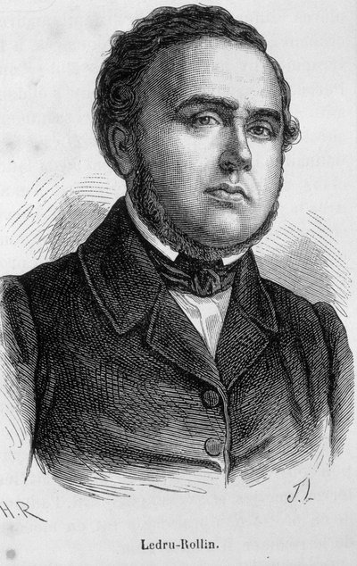 Portræt af Ledru Rollin (Ledru-Rollin), fransk politiker (1807 - 1874) af Unknown artist