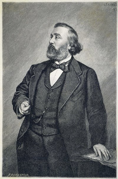 Portræt af Leon Gambetta af Unknown artist