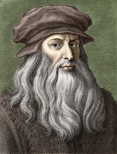 Portræt af Leonardo da Vinci af Unknown artist