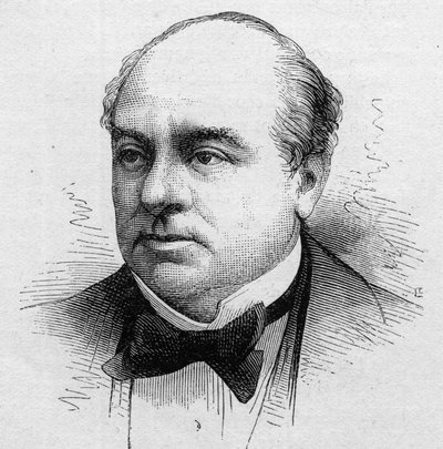 Portræt af Leopold Barre, fransk komiker, medlem af Comedie Francaise fra 1858 til 1888. Indgravering i "" Le Monde Illustré"" n¡1168 af 16. august 1879. af Unknown artist