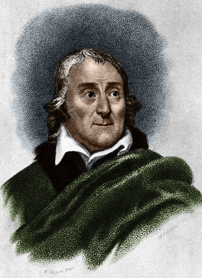 Portræt af Lorenzo da Ponte (1749-1838) librettist og italiensk forfatter af jødisk oprindelse. af Unknown artist