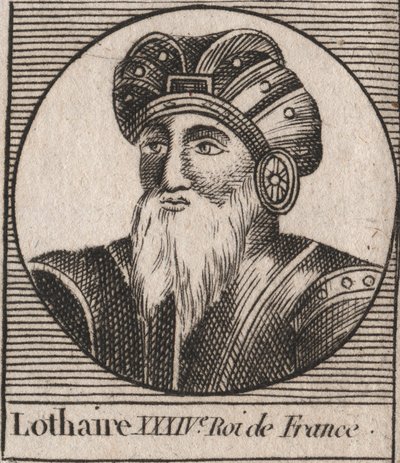 Portrait of Lothairedani af Unknown artist