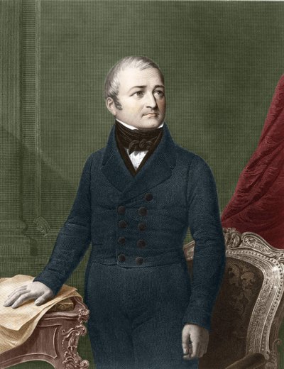 Portræt af Louis Adolphe Thiers (1797 - 1877) ung. af Unknown artist