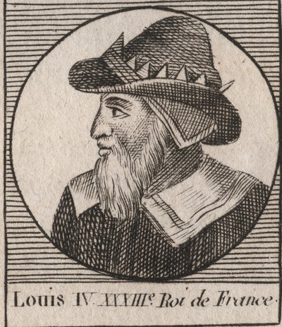 Portræt af Louis IV d