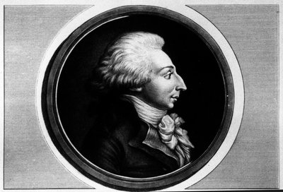 Portræt af Louis Michel Lepeletier, markis af Saint-Fargeau (Saint Fargeau), konventets stedfortræder (1760-1793). Indgravering i "" Komplet samling af historiske malerier fra den franske revolution, i tre bind.""" 1804. af Unknown artist