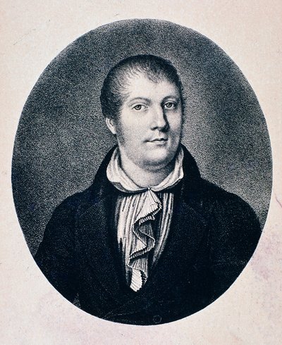 Portræt af Louis Spohr (gravering af Unknown artist