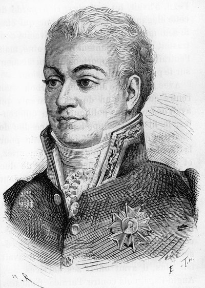Portræt af Louis de Fontanes (1757-1821), fransk forfatter og politiker, stormester ved universitetet af Unknown artist
