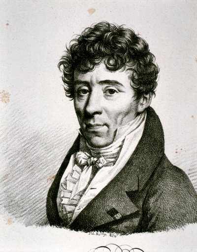 Portræt af Luigi Cherubini (radering) af Unknown Artist