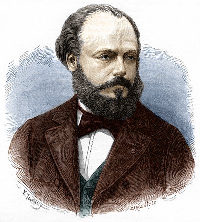 Portræt af Marcel Deprez (1843-1918), fransk ingeniør og fysiker. af Unknown artist