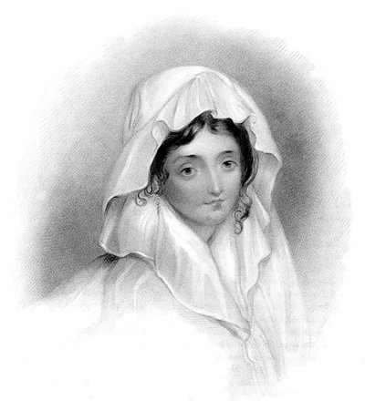 Portræt af Margarita Cogni (gravering) af Unknown artist