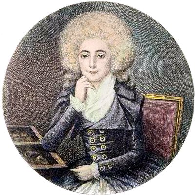 Portræt af Marie Adrienne Francoise de Noailles, Marquise de La Fayette af Unknown artist