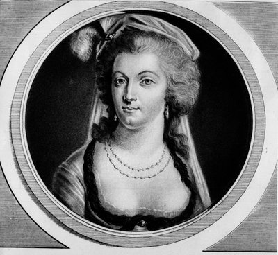 Portræt af Marie Antoinette (Marie-Antoinette af Unknown artist