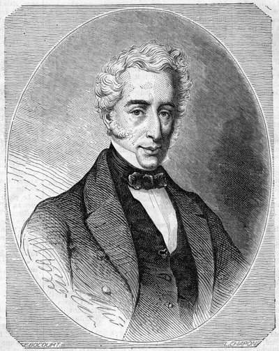 Portræt af Martinez de la Rosa, Francisco (1787-1862), spansk politiker og forfatter. af Unknown artist
