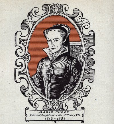 Portræt af Mary Tudor (1516-1558), dronning af England af Unknown Artist