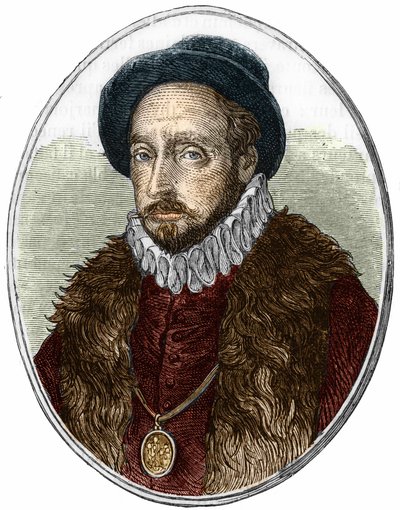 Portræt af Michel de Montaigne (1533-1592), fransk forfatter. af Unknown artist