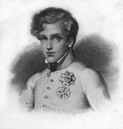 Portræt af Napoleon II, søn af Napoleon I, hertug af Reichstadt (1811-1832) af Unknown artist