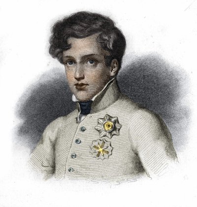 Portræt af Napoleon II, søn af Napoleon I, hertug af Reichstadt (1811-1832) af Unknown artist