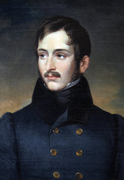 Portræt af Napoleon, ca. 1830 (maleri) af Unknown Artist