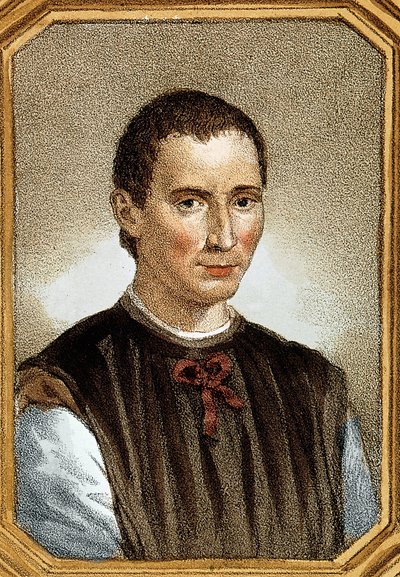 Portræt af Niccolo af Bernardo dei Machiavelli (Nicolas Machiavel af Unknown artist