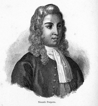 Portræt af Nicola Porpora (1686 - 1768) italiensk komponist. af Unknown artist