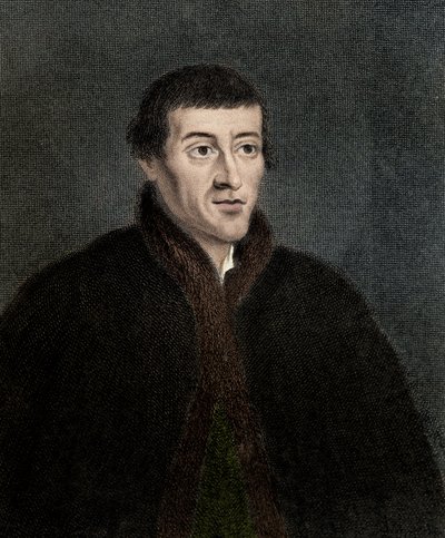 Portræt af Nicolas Copernicus ((Nicolaus Copernicus af Unknown artist