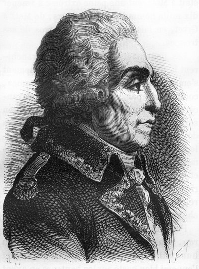 Portræt af Nicolas Luckner (1722-1794) marskal af Frankrig. af Unknown artist