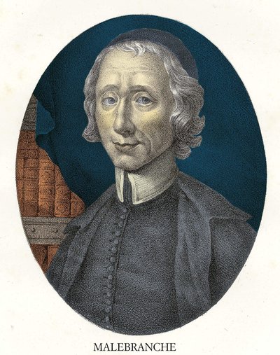 Portræt af Nicolas Malebranche (1638 - 1715) fransk filosof og teolog. af Unknown artist