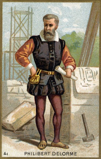 Portræt af Philibert Delorme (De Lorme) (De l